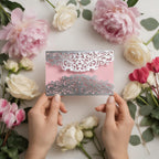 Elegant Laser Cut Greeting Card – Decorative Lace Design for Special Occasions DESIGN-02