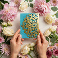 Elegant Laser Cut Greeting Card – Decorative Lace Design for Special Occasions DESIGN-03