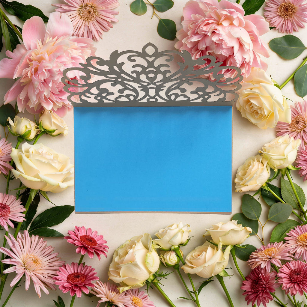 Elegant Laser Cut Greeting Card – Decorative Lace Design for Special Occasions DESIGN-03