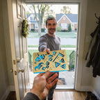 PURIM SAMEAH Laser Cut Greeting Card – Inspired by Traditional Jewish Paper Art