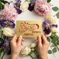 TINOKET HADASHA Jewish New Baby Girl Laser Cut Greeting Card – Hebrew Newborn Baby Congratulations Card
