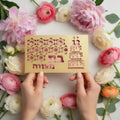 BAT MITZVAH Laser Cut Greeting Card – Elegant Jewish Celebration Card for a Special Coming-of-Age Occasion